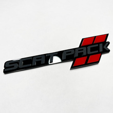 Scat Pack ScatPack Hash Fender Tailgate Front Grille 3D Badge Emblem
 7