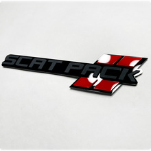 Scat Pack ScatPack Hash Fender Tailgate Front Grille 3D Badge Emblem
 9