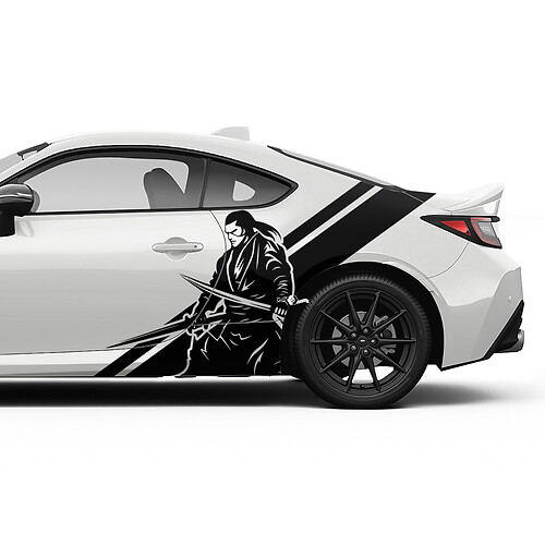 Japan Samurai Doors Side Stripes Graphics Decals Stickers for Toyota JR86 Supra
