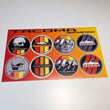 Tacoma Heritage Retro Vintage Old Style Sticker Pack Decals Graphics Racing Stripes fot Toyota
 2