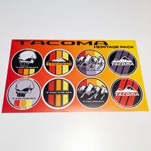 Tacoma Heritage Retro Vintage Old Style Sticker Pack Decals Graphics Racing Stripes fot Toyota
 4