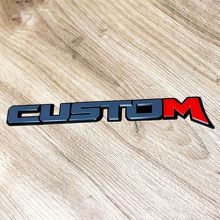 Custom Two Tone Lettering Fender Tailgate Badge_2