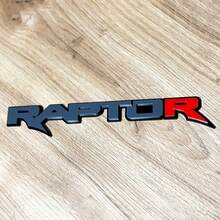 Raptor Red R 3D Badge Fender Tailgate Badges Emblem
 2