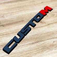 Custom Two Tone Lettering Fender Tailgate Badge_4