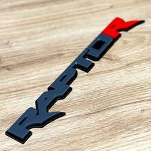 Raptor Red R 3D Badge Fender Tailgate Badges Emblem
 4