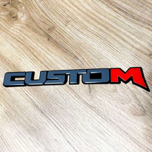Custom Two Tone Lettering Fender Tailgate Badge_6