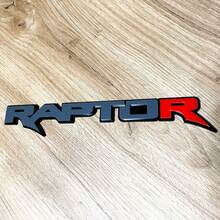 Raptor Red R 3D Badge Fender Tailgate Badges Emblem
 6