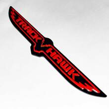 Trackhawk 3D Badge - Custom Fender Emblem for Jeep Trackhawk Yellow vs Grey
 4