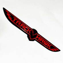 Trackhawk 3D Badge - Custom Fender Emblem for Jeep Trackhawk Yellow vs Grey
 8