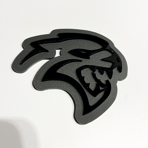 Custom 3D Badge Hellcat Dodge Fender Badges Tailgate Emblem Front Grille Badge
