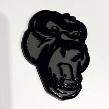 Custom 3D Badge Angry Gorilla Fender Tailgate Front Grille Badges Emblem
 6