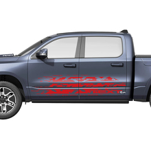 Distressed Style Side Vinyl Decals KIt for Dodge Ram 1500 REV_3