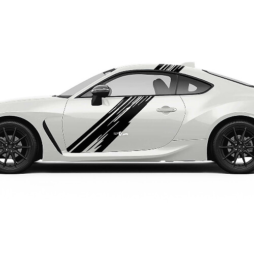 Doors Side Stripes Graphics Decals Stickers for Toyota JR86 Supra
