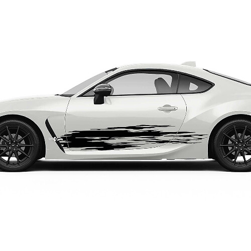 Doors Side Splash Graphics Decals Stickers for Toyota JR86 Supra 2
