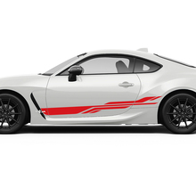 Doors Side Stripes Graphics Decals Stickers for Toyota JR86 Supra 3
 3