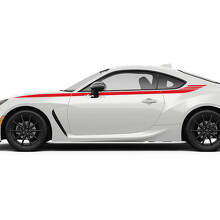 Side Accent Racing Stripes Graphics Decals Stickers for Toyota JR86
 4