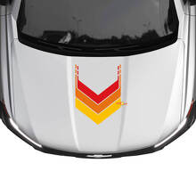 Vintage Style Side Hood Tailgate Stripes Vinyl Decal Kit for Chevrolet Silverado_2