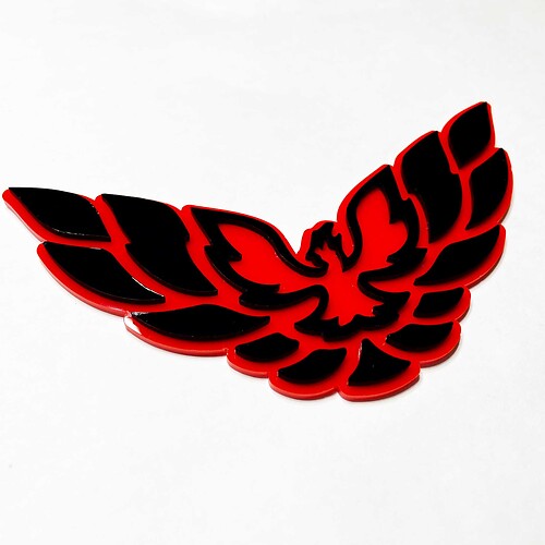 Firebird Trans Am Pontiac 3D Badge - Custom Fender Tailgate or Fender Grille Emblem
