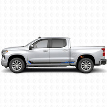 Racing Line Door & Rocker Panel Vinyl Stripes for Chevrolet Silverado 1500 T1XX 2019-2026_3