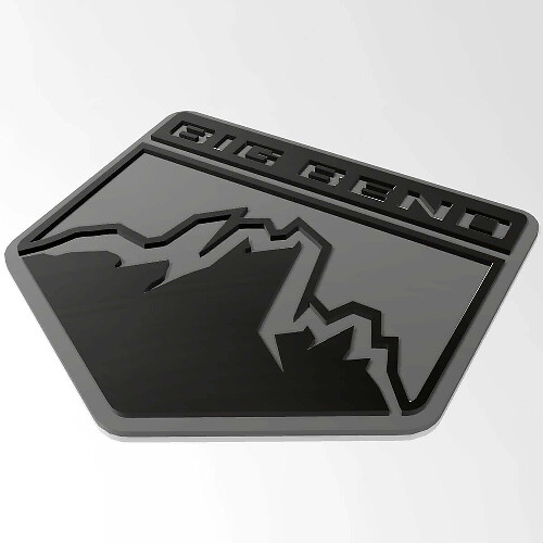 Badge Écusson 3D Montagnes de Portière de Coffre pour Ford Bronco Big Bend