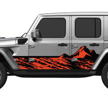 Jeep Wrangler T-Rex Side Splash Vinyl decal sticker Graphics kit
 2