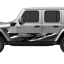 Camo Splash Side Doors Vinyl Decal Sticker 5 for Jeep Wrangler 3