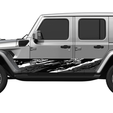 Camo Splash Wrap Side Doors Vinyl decal sticker fit Jeep Wrangler
 3
