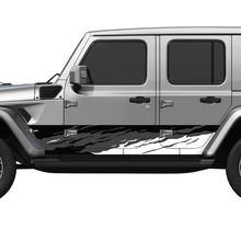 Camo Splash Wrap Side Doors Vinyl decal sticker fit Jeep Wrangler 2
 3