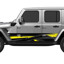 Camo Splash Side Doors Vinyl Decal Sticker 4 for Jeep Wrangler 2