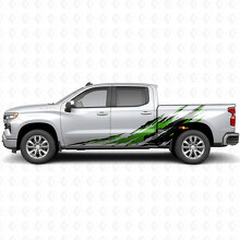 Distressed Splash Door & Bedside Vinyl Stripes for Chevrolet Silverado 1500 T1XX 2019-2026_4