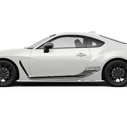 Doors Side Stripes Strobe Graphics Decals Stickers for Toyota JR86
