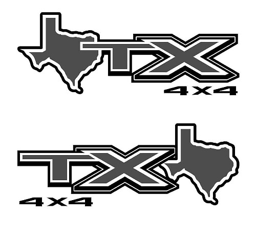 STX Texas 4X4 Mountain Decals For Ford F150 F250 F350 Super Duty Truck Sticker Decal Vinyl
