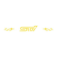 Windshield Banner Vinyl Sticker Decal Graphic Rally fit Suba STI
 3