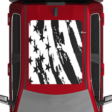 USA American Flag Distressed Vinyl Decals Stickers Graphics for Dodge RAM 1500 TUNGSTEN Panoramic Moonroof
 3