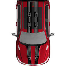 Dual Stripes Vinyl Decals Stickers Graphics for Dodge RAM 1500 TUNGSTEN
 2