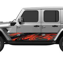 Camo Tribal Splash Wrap Side Doors Vinyl decal sticker fit Jeep Wrangler
 2