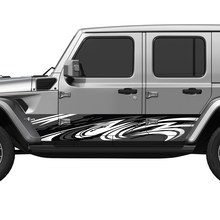 Camo Tribal Splash Wrap Side Doors Vinyl decal sticker fit Jeep Wrangler
 3