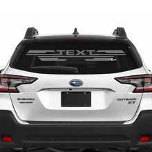 Suba Outback Rear Window Wings Vinyl Sticker Decal Graphic
 2