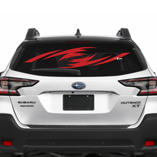 Suba Outback Rear Window Wings Vinyl Sticker Decal Graphic 2
 3