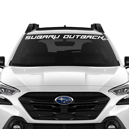 Suba Outback Windshield Vinyl Sticker Decal Graphic
