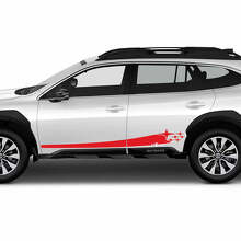 Side Rocker Panel Vinyl Sticker Decal Graphic for Suba Outback
 3