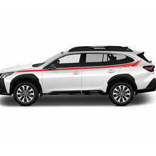 Pinstripe Upper Door Side Vinyl Decal Kit for Subaru Outback_3