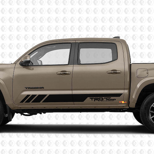 Custom Text for TRD PRO Doors Vinyl Decal Sticker for Toyota Tacoma Tundra +  handles TRD decals
