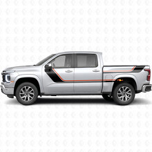 Sweeping Upper Accent Door & Bedside Vinyl Stripes for Chevrolet Silverado 1500 Next Generation 2027_2