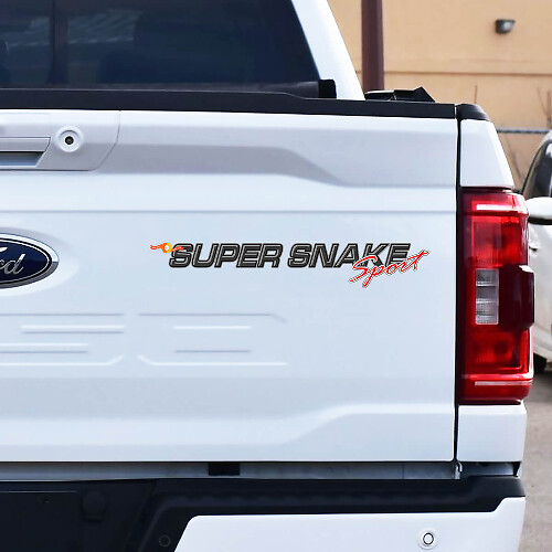 Super Snake Tailgate Vinyl Decal for Musclecar truck 