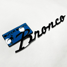 Bronco Outer Banks Fender Badges Tailgate Emblem 3D Badge Blue vs Black
 4
