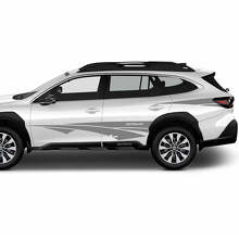 Tribal Style Side Stripes Vinyl Decals for Subaru Outback_2
