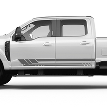 Ford F150 F250 F350 Rocker Panel Side Stripes Vinyl Sticker Graphics
 2
