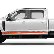 Ford F150 F250 F350 Rocker Panel Side Stripes Vinyl Sticker Graphics 2
 3