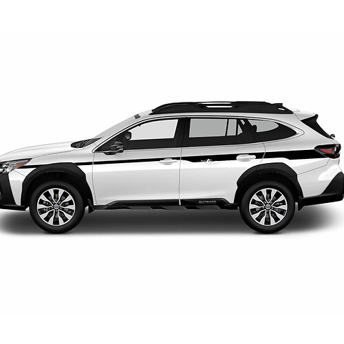 Side Doors Stripes Vinyl Sticker Decal Graphic for Suba Outback
